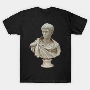 Caligula Marble Bust - Roman Soldier Sculpture 18th Century T-Shirt